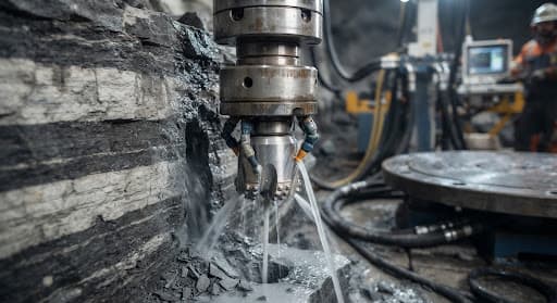 Drilling in progress